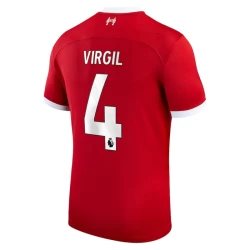 Liverpool FC Virgil van Dijk #4 Fotballdrakter 2023-24 Hjemmedrakt Mann