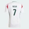Loic Nego #7 Ungarn Fotballdrakter EM 2024 Bortedrakt Mann