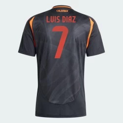 Luis Diaz #7 Colombia Fotballdrakter Copa America 2024 Bortedrakt Mann