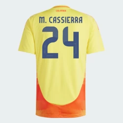 M. Cassierra #24 Colombia Fotballdrakter Copa America 2024 Hjemmedrakt Mann