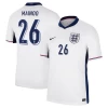 Mainoo #26 England Fotballdrakter EM 2024 Hjemmedrakt Mann