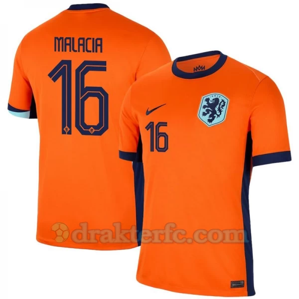 Malacia #16 Nederland Fotballdrakter EM 2024 Hjemmedrakt Mann