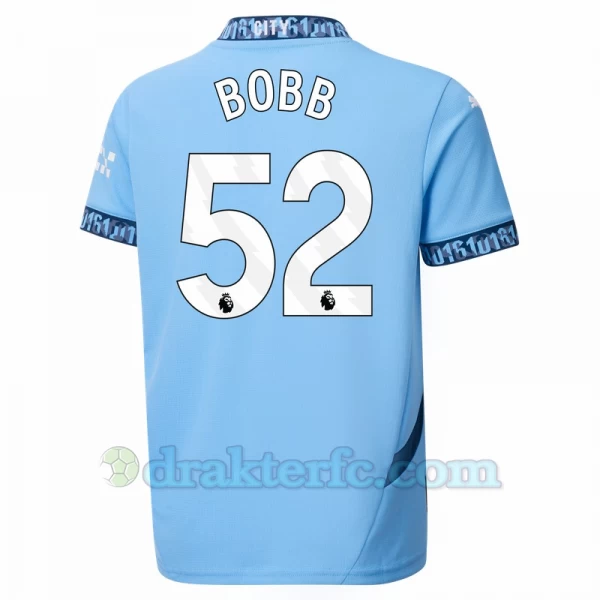 Manchester City Bobb #52 Fotballdrakter 2024-25 Hjemmedrakt Mann