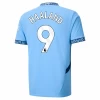 Manchester City Erling Haaland #9 Fotballdrakter 2024-25 Hjemmedrakt Mann