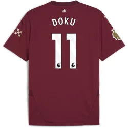 Manchester City Fotballdrakter Jérémy Doku #11 2024-25 Tredjedrakt Mann