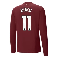 Manchester City Fotballdrakter Jérémy Doku #11 2024-25 Tredjedrakt Mann Langermet