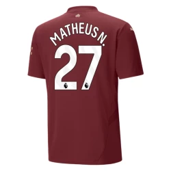 Manchester City Fotballdrakter Matheus N. #27 2024-25 Tredjedrakt Mann