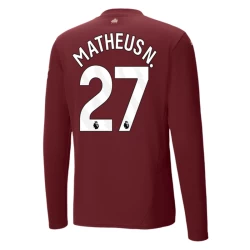 Manchester City Fotballdrakter Matheus N. #27 2024-25 Tredjedrakt Mann Langermet