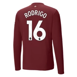 Manchester City Fotballdrakter Rodrigo #16 2024-25 Tredjedrakt Mann Langermet