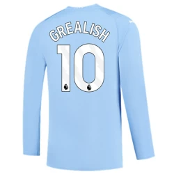 Manchester City Jack Grealish #10 Fotballdrakter 2023-24 Hjemmedrakt Mann Langermet