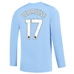 Manchester City Kevin De Bruyne #17 Fotballdrakter 2023-24 Hjemmedrakt Mann Langermet