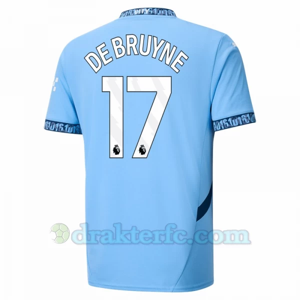 Manchester City Kevin De Bruyne #17 Fotballdrakter 2024-25 Hjemmedrakt Mann