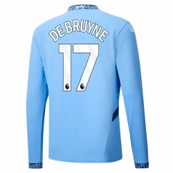 Manchester City Kevin De Bruyne #17 Fotballdrakter 2024-25 Hjemmedrakt Mann Langermet