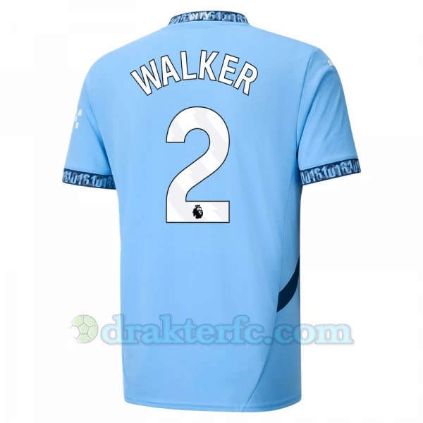 Manchester City Kyle Walker #2 Fotballdrakter 2024-25 Hjemmedrakt Mann