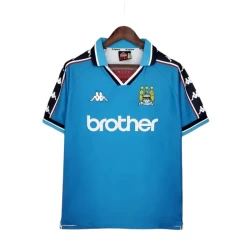 Manchester City Retro Drakt 1997-98 Hjemme Mann