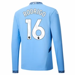 Manchester City Rodrigo #16 Fotballdrakter 2024-25 Hjemmedrakt Mann Langermet