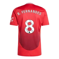Manchester United Bruno Fernandes #8 Fotballdrakter 2024-25 Hjemmedrakt Mann