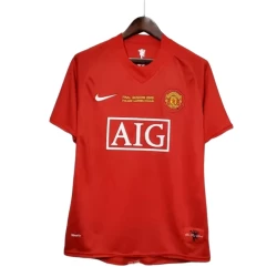 Manchester United Champions League Finale Retro Drakt 2008-09 Hjemme Mann