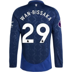 Manchester United Fotballdrakter 2024-25 Wan-Bissaka #29 Bortedrakt Mann Langermet