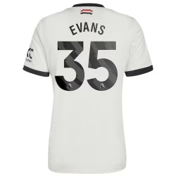 Manchester United Fotballdrakter Evans #35 2024-25 Tredjedrakt Mann