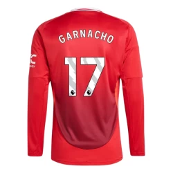 Manchester United Garnacho #17 Fotballdrakter 2024-25 Hjemmedrakt Mann Langermet
