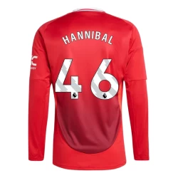 Manchester United Hannibal #46 Fotballdrakter 2024-25 Hjemmedrakt Mann Langermet