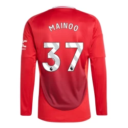 Manchester United Kobbie Mainoo #37 Fotballdrakter 2024-25 Hjemmedrakt Mann Langermet