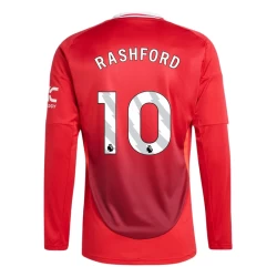 Manchester United Marcus Rashford #10 Fotballdrakter 2024-25 Hjemmedrakt Mann Langermet