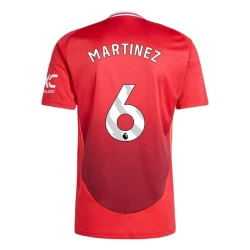 Manchester United Martínez #6 Fotballdrakter 2024-25 Hjemmedrakt Mann