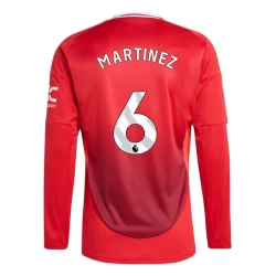 Manchester United Martínez #6 Fotballdrakter 2024-25 Hjemmedrakt Mann Langermet