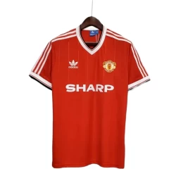 Manchester United Retro Drakt 1982-84 Hjemme Mann