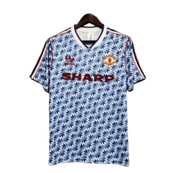 Manchester United Retro Drakt 1990-91 Borte Mann