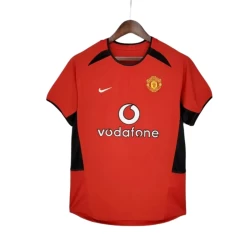 Manchester United Retro Drakt 2002-03 Hjemme Mann