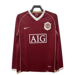 Manchester United Retro Drakt 2006-07 Hjemme Mann Langermet