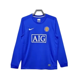 Manchester United Retro Drakt 2007-08 Borte Mann Langermet