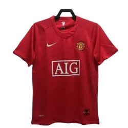 Manchester United Retro Drakt 2007-08 Hjemme Mann