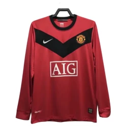 Manchester United Retro Drakt 2009-10 Hjemme Mann Langermet