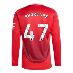 Manchester United Shoretire #47 Fotballdrakter 2024-25 Hjemmedrakt Mann Langermet