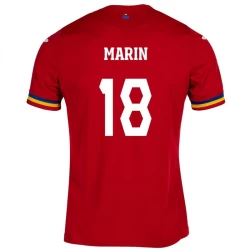 Marin #18 Romania Fotballdrakter EM 2024 Bortedrakt Mann