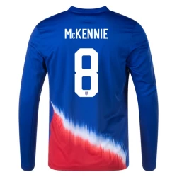 Mckennie #8 USA Fotballdrakter Copa America 2024 Bortedrakt Mann Langermet