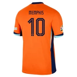 Memphis Depay #10 Nederland Fotballdrakter EM 2024 Hjemmedrakt Mann