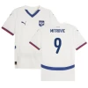 Mitrovic #9 Serbia Fotballdrakter EM 2024 Bortedrakt Mann