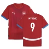 Mitrovic #9 Serbia Fotballdrakter EM 2024 Hjemmedrakt Mann