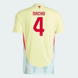 Nacho #4 Spania Fotballdrakter EM 2024 Bortedrakt Mann