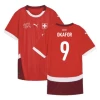 Okafor #9 Sveits Fotballdrakter EM 2024 Hjemmedrakt Mann
