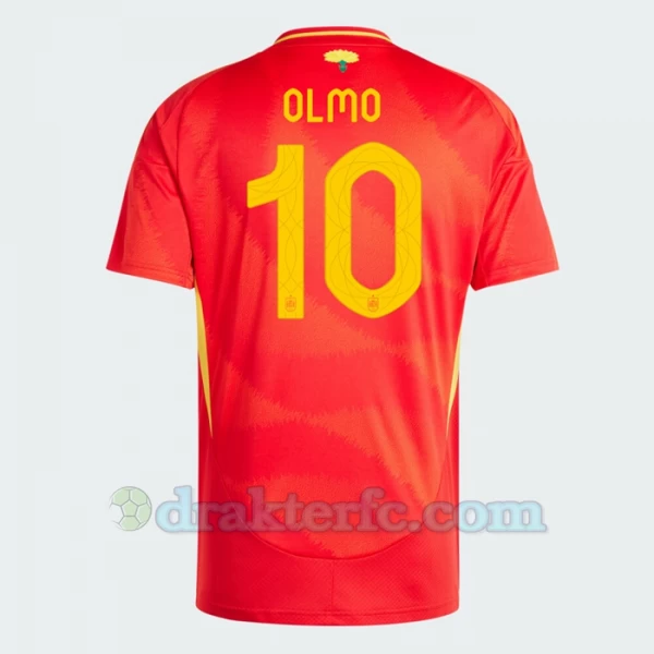 Olmo #10 Spania Fotballdrakter EM 2024 Hjemmedrakt Mann