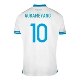 Olympique de Marseille Pierre-Emerick Aubameyang #10 Fotballdrakter 2023-24 Hjemmedrakt Mann