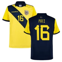 Paez #16 Ecuador Fotballdrakter Copa America 2024 Hjemmedrakt Mann