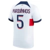 Paris Saint-Germain PSG Fotballdrakter 2023-24 Marquinhos #5 Bortedrakt Mann