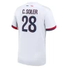 Paris Saint-Germain PSG Fotballdrakter 2024-25 C.Soler #28 Bortedrakt Mann